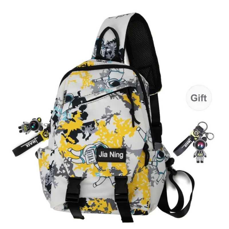 TAKI Nylon Commute Versatile Shoulder Bag, Crossbody Bag Regular Unisex Black/Yellow/Blue/Green-6