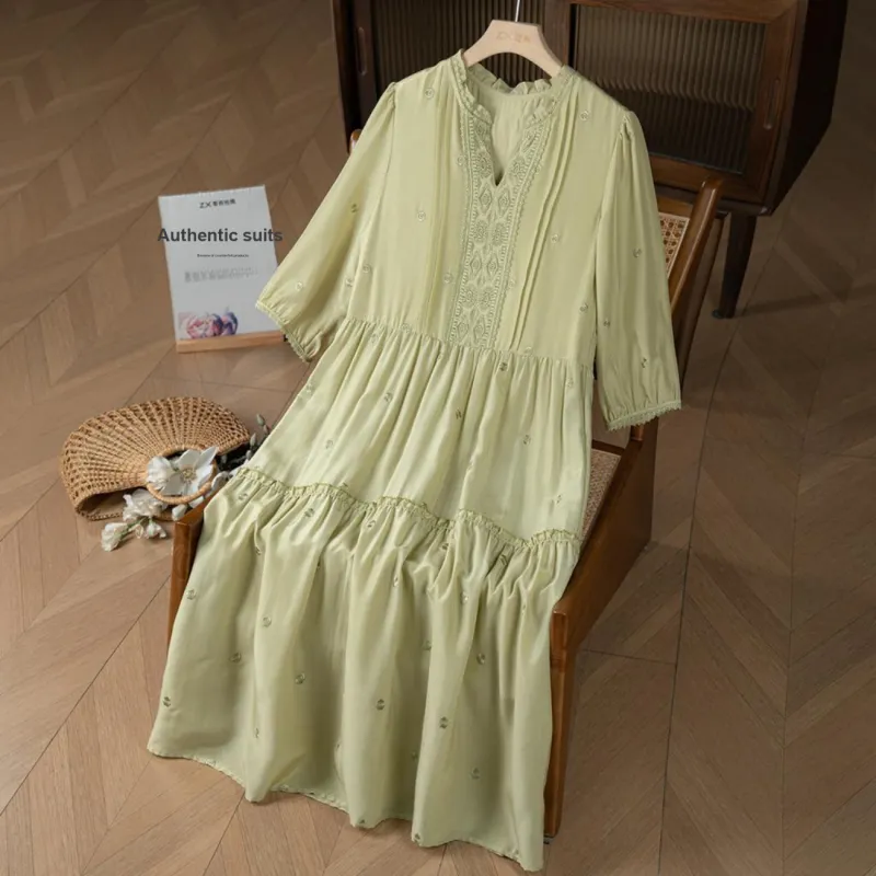 To The West Short Sleeved Dress Women's-2