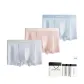 7A Grade Antibacterial Air Conditioners Pants[Silver Gray+Light Pink+Sky Blue]3 Pack Gift Box Set