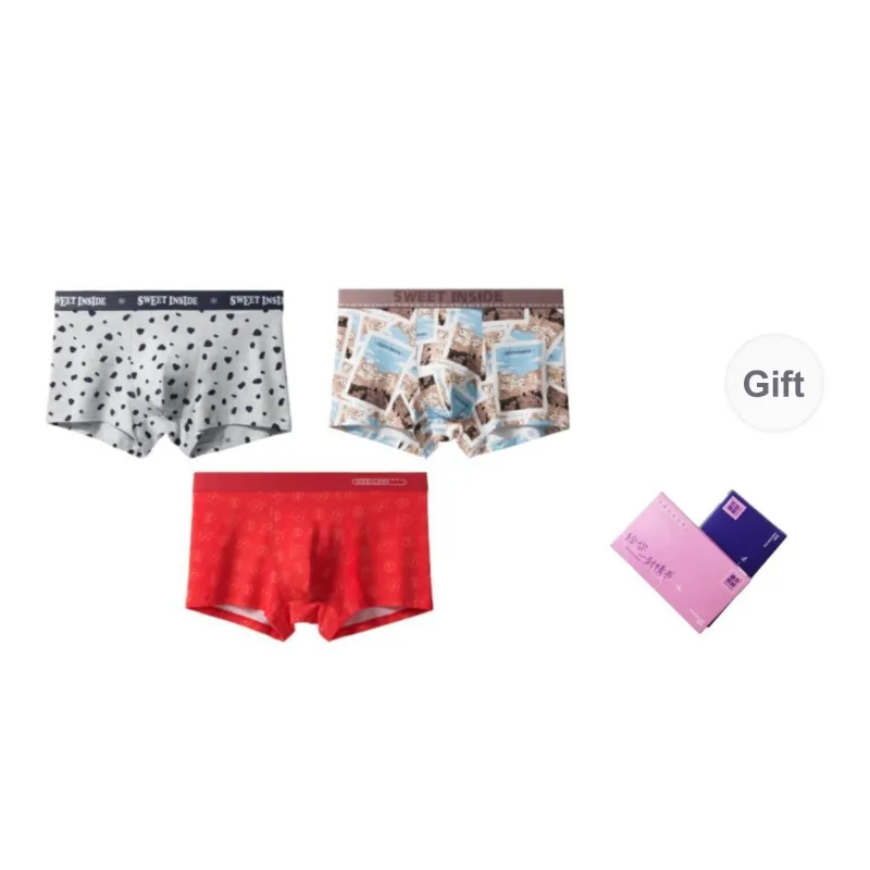 Qiao Ni Tong Underpants Men's Combo Set-10