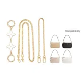 Four-Leaf Clover Extender Chain+Chain 90cm+Decorative Chain 40cm