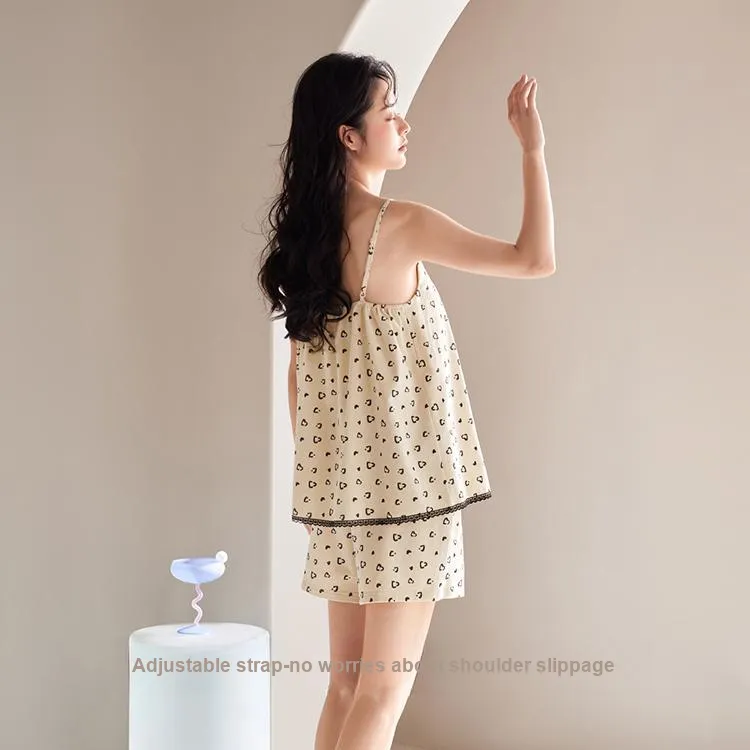 JINGYUN Pajama Set Women's Sri Lanka Ivory-4