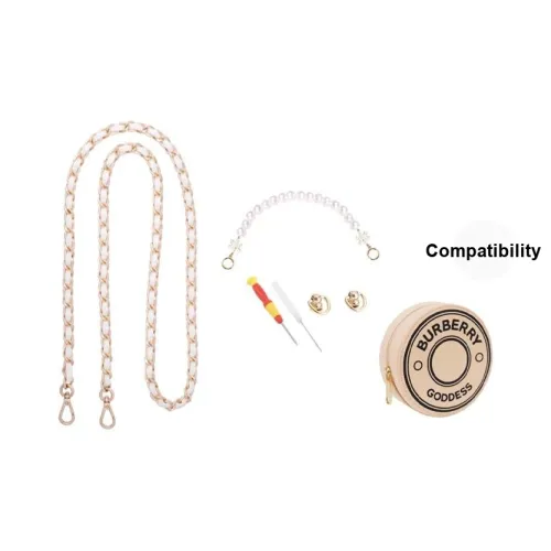 Metal Bag Strap Women's Gold White Металлическая сумка ремень женский золото белый