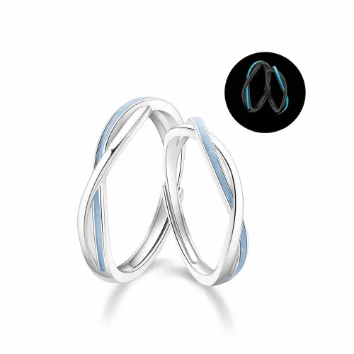 ZHIAIYONGHENG 999 Fine Silver Rings Unisex