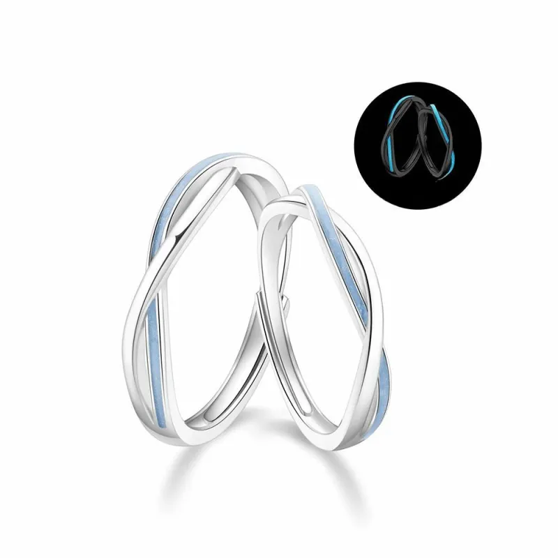 ZHIAIYONGHENG 999 Fine Silver Rings Unisex-0