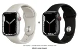 Apple Silicone Strap-Starlight * Black