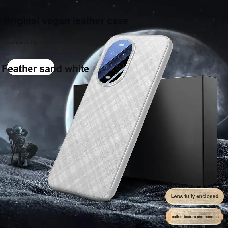 ZHUOJI Vegan Leather Case Material Premium Minimalist Style Phone Cases Compatible With Huawei Nova 13/nova 13 Pro-5