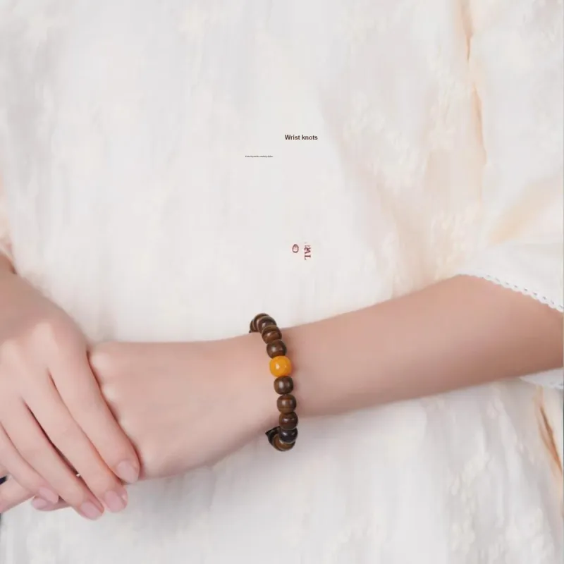 DALONG Old Mountain Sandalwood Bracelets Unisex-5