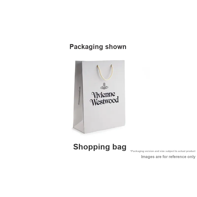 Vivienne Westwood BETTY Leather Handbag Medium Size Women's Black-5