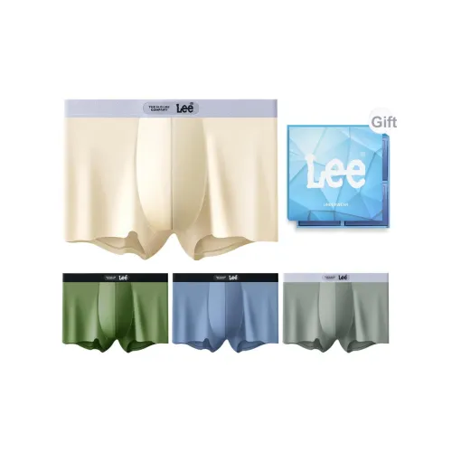 Lee совместный бренд модель нижнее белье подарочная коробка мужское 4 упаковки