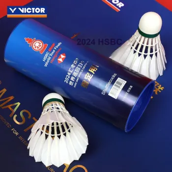 VICTOR Master Collection MS ACE WT24 3 Pack Goose Feather Shuttlecocks