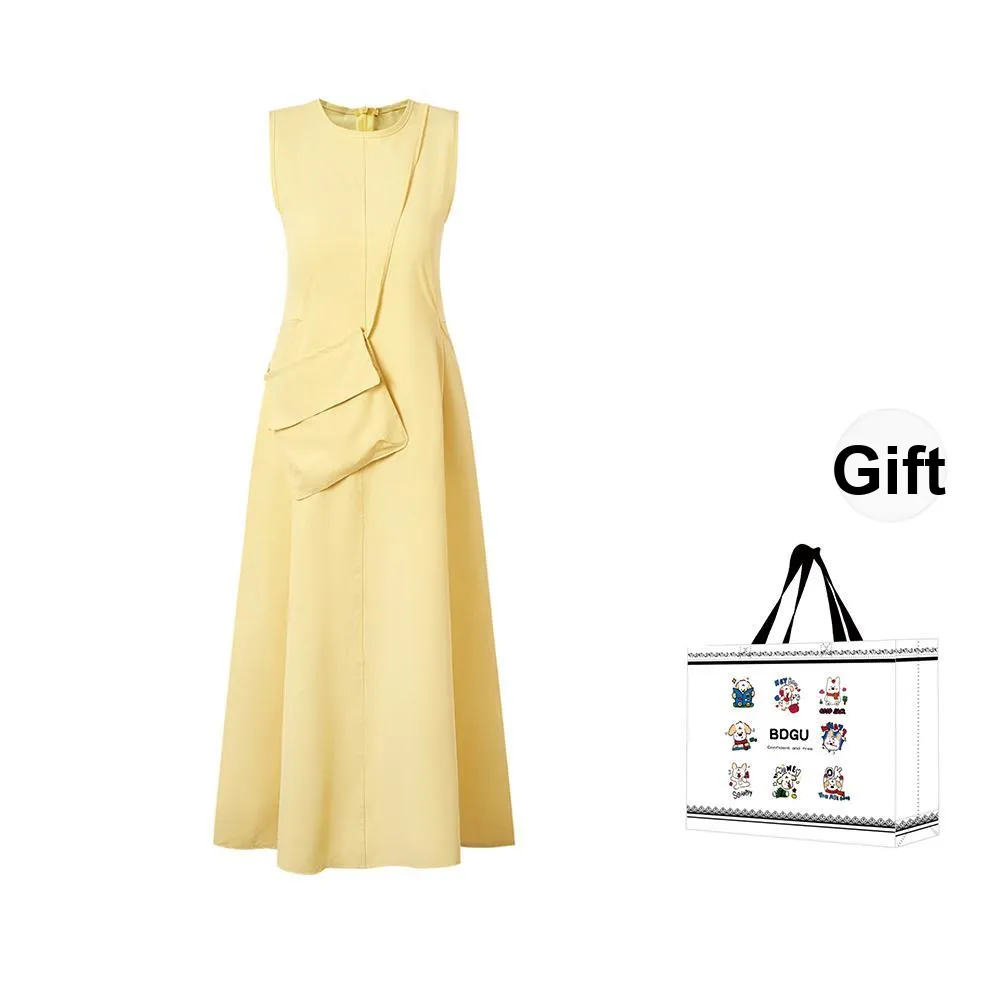 BDGU Sleeveless Dresses Women's Yellow