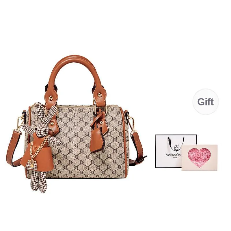Marino Orlandi Synthetic Leather Handbag, Shoulder Bag Regular Women's Khaki-6