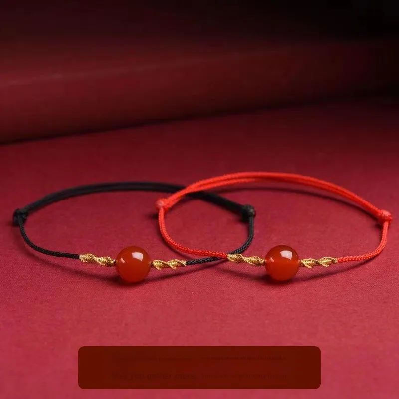Oriental Jade Agate Bracelets Unisex-5