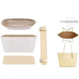 City33 (Cream Yellow) Beige Liner+Bottom Pad+Shoulder Strap Pad[Anti-Sinking Three-Piece Set]