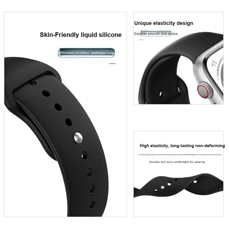 MUZHITIANKONG Compatibility With Huawei Band Fit4/Fit4pro Huawei Compatibility Watch Band Silicone Material-3