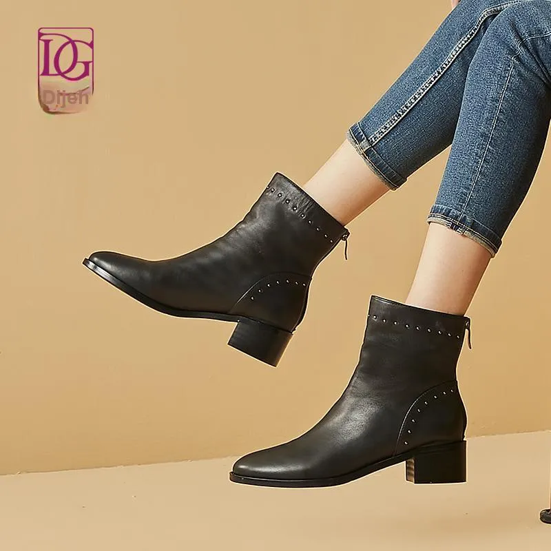 DG Ankle Boots 4.5cm Women's Black-1