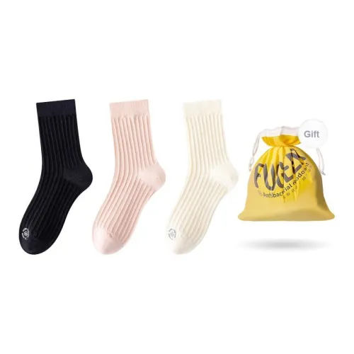 FUGEER Носки Crew Женские упаковка из 3 пар