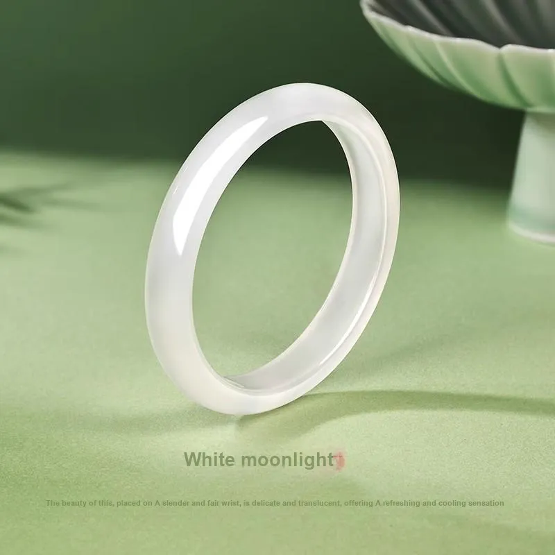WEITIANXUAN Chalcedony Bangles Women's-5