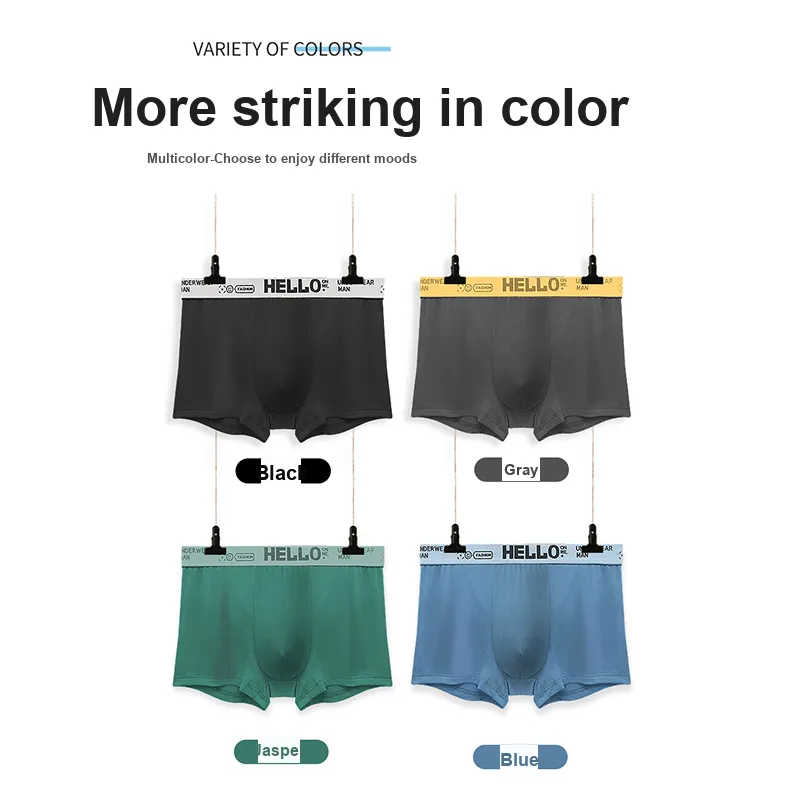 PLANDOO Underpants Men's Combo Set-3