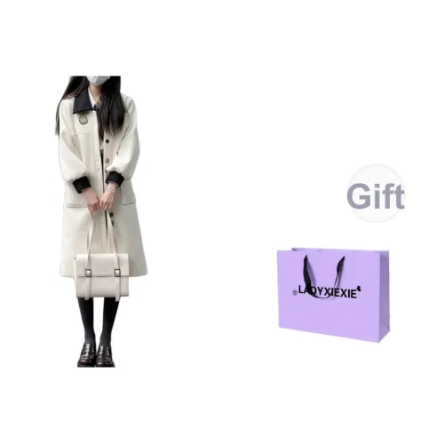 LADYXIEXIE Абрикос Женское Пальто