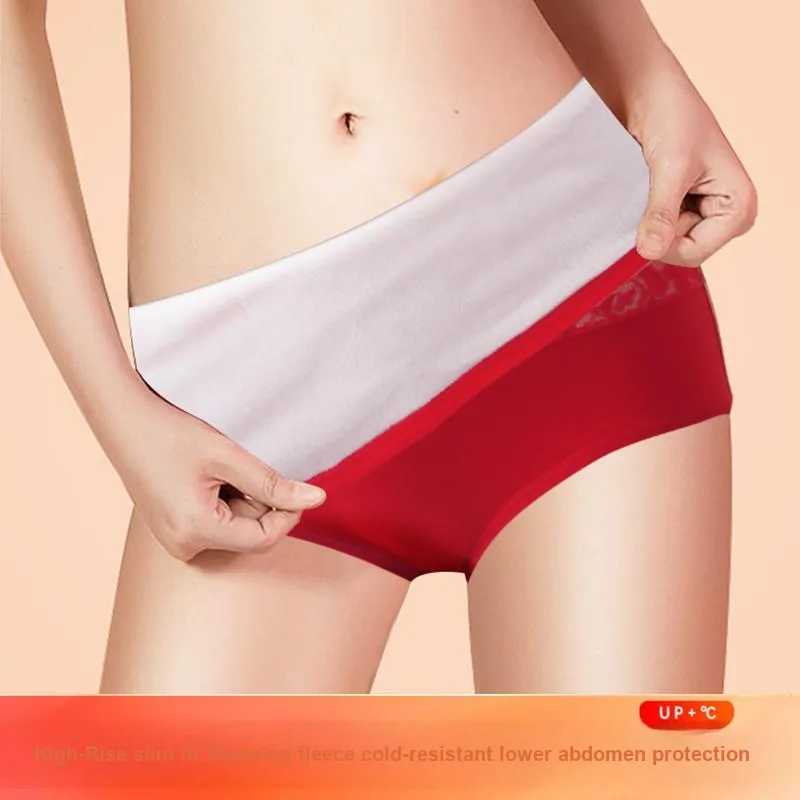 Disney Thickened And Fleece Lined 100% Cotton Underpants Women's 4 Pack-1
