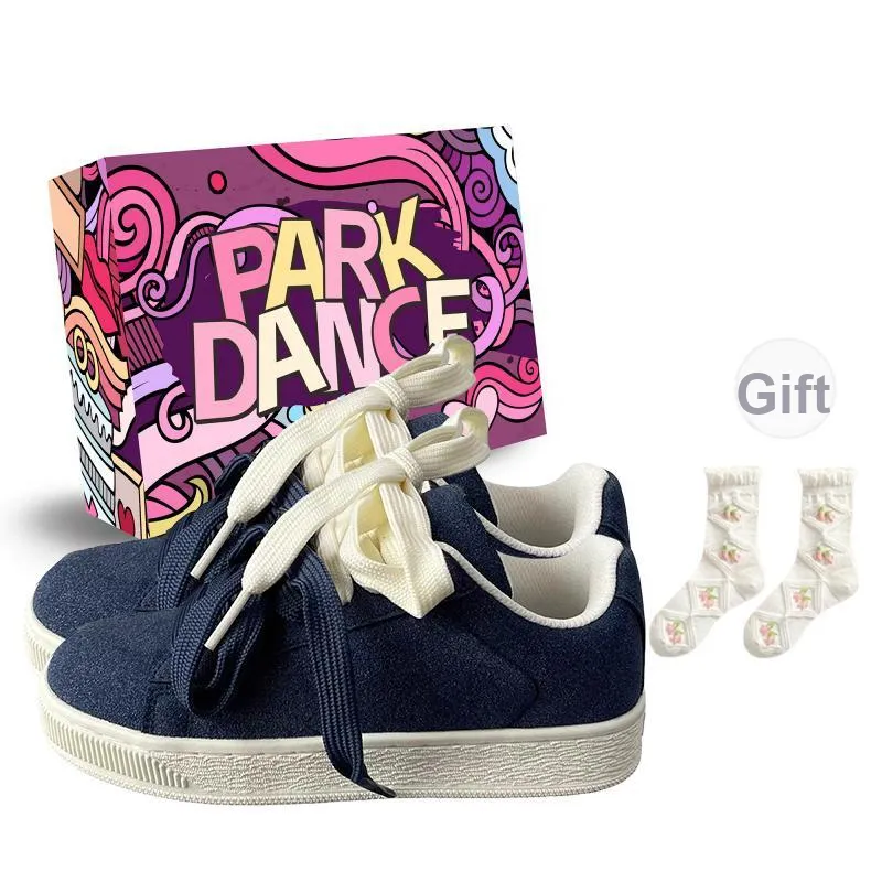 PARK DANCE Slip Resistant Low Top Skateboard Shoes Women's Purple-12