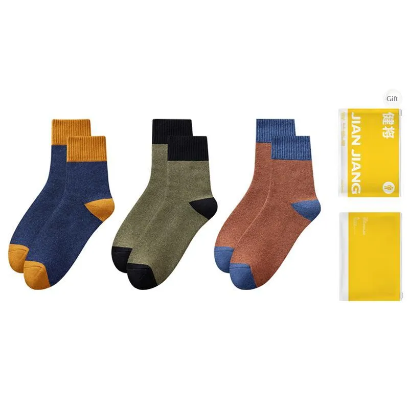 Master Mid Calf Socks Men's Shopping Bag Combo Set-9