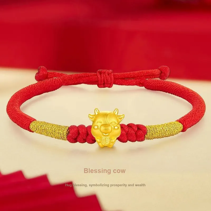 YASHENGZHUBAO Gold Bracelet Kids-9