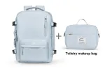 Light Blue Toiletry & Makeup Bag