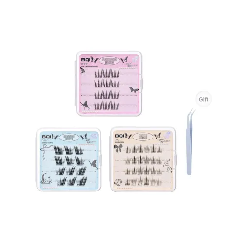 BQI Женский Group Кошачья лапа + Chang'e Комикс + Подсолнух Накладные ресницы Комбинация Натуральный Увеличение Стиль