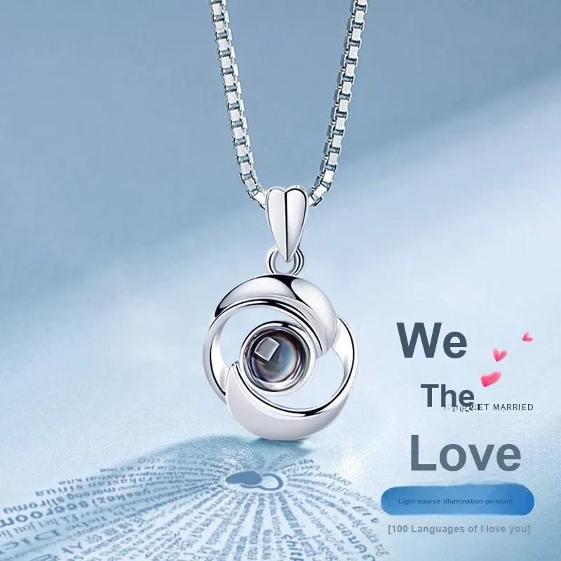 Rui Ge Mei S925 Silver Necklaces Women's-1