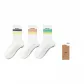 [3 Pack]Black Yellow/Orange Pink/Yellow Green Stripes