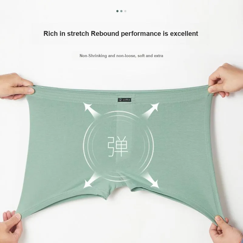 Qiao Ni Tong Underpants Men's 3 Pack-4