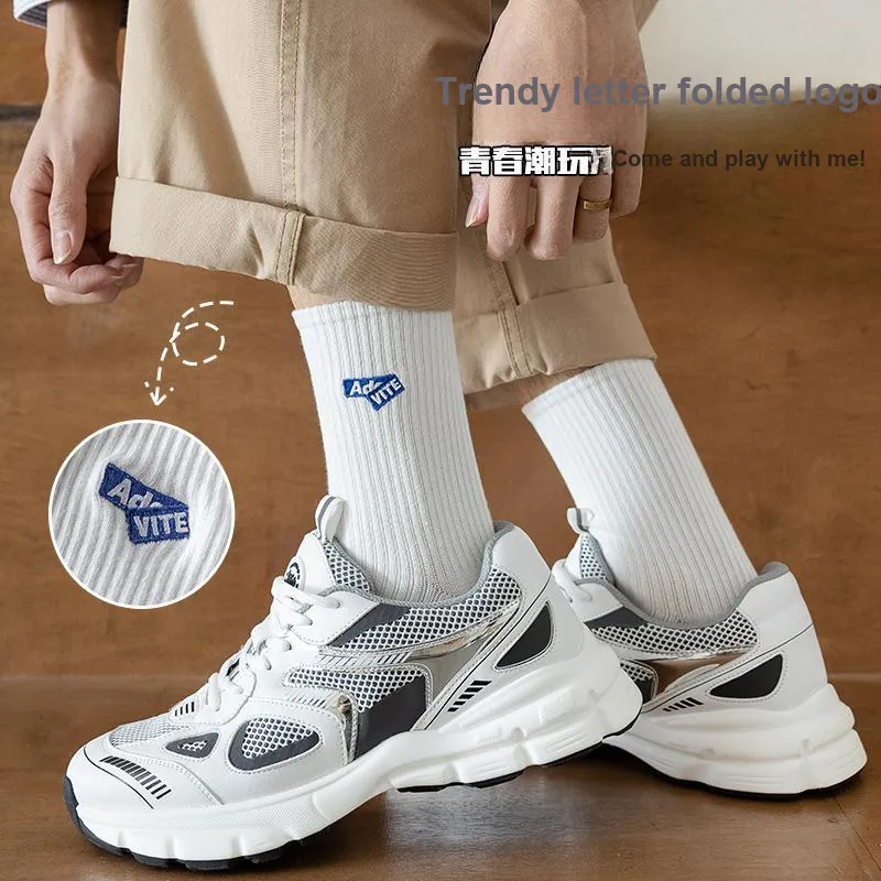 Temooues Mid Calf Socks Unisex 4 Pack-7