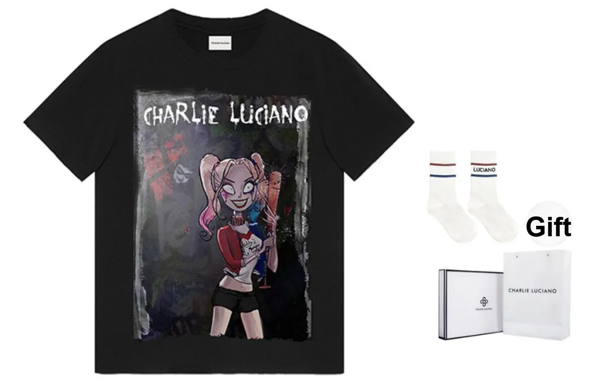 Charlie Luciano T Shirt Unisex Black