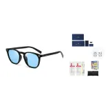 9107 블랙 프레임 그라데이션 라이트 블루에서 다크 블루 렌즈