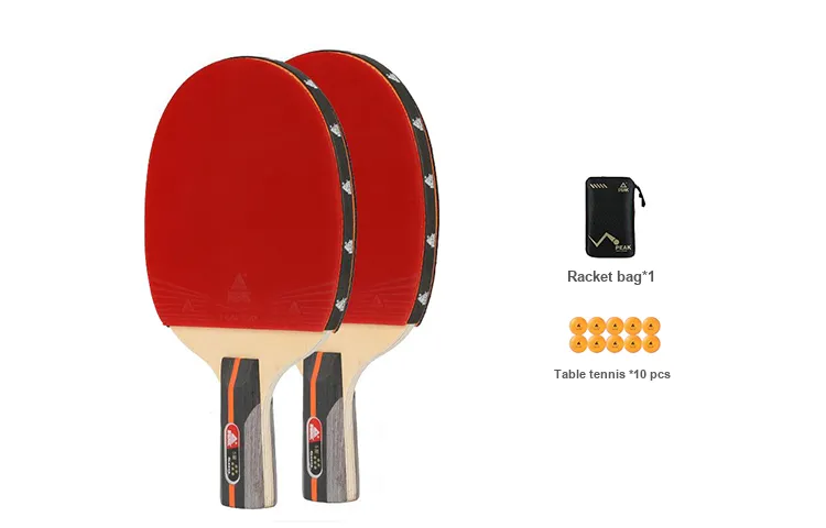 PEAK NICE Collection Ping Pong Paddles Unisex All Wood-5
