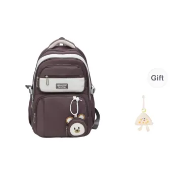 KINMAC Nylon Backpack Regular Unisex Multicolor