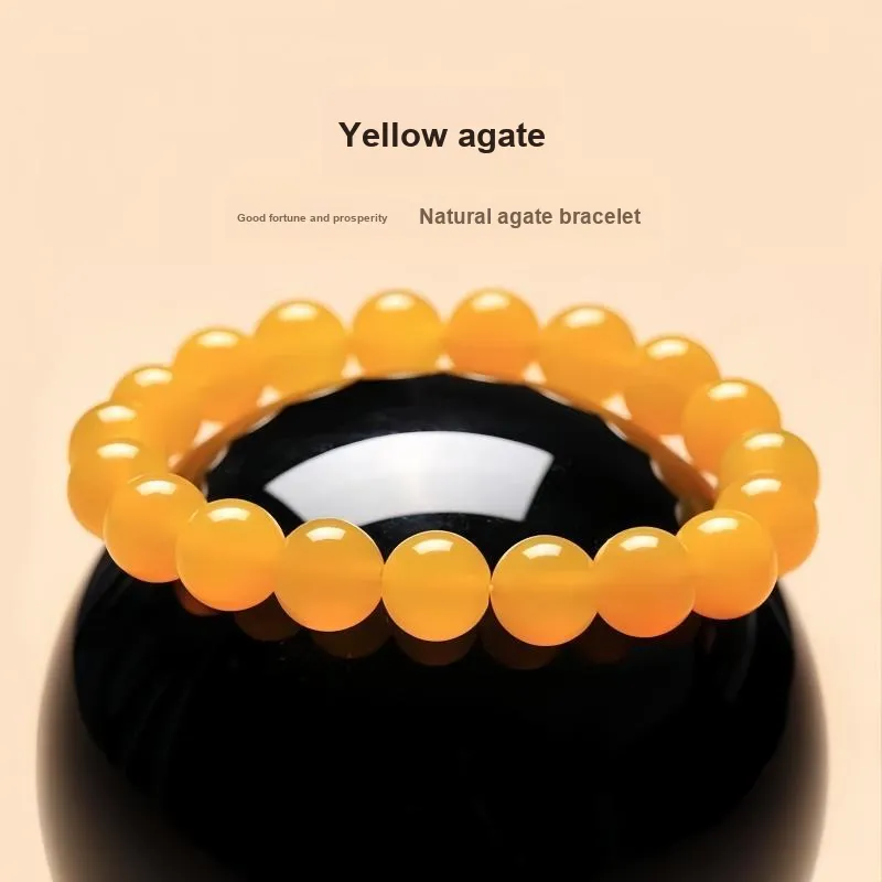 Stone On The Line Agate Bracelets Unisex-8