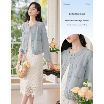 Like The Age Of Water Velvet feel Coat Regular Women's Blue