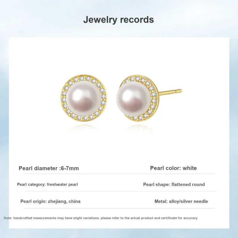 PEARL QUEEN Freshwater Pearl Stud Earrings Women's-1