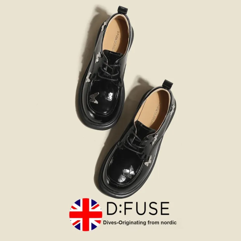 D FUSE SCANDINAVIA Loafers 3.8cm Women's Black-5