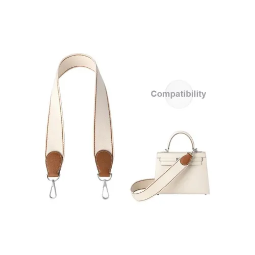 CHENGENG Тauroillon Clemence Кожа Холст Сумка Ремешок Унисекс Белый Золото Коричневый