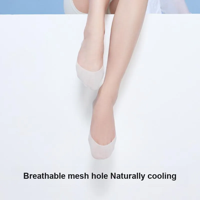 YOUKESHU Women's No Show Socks-10