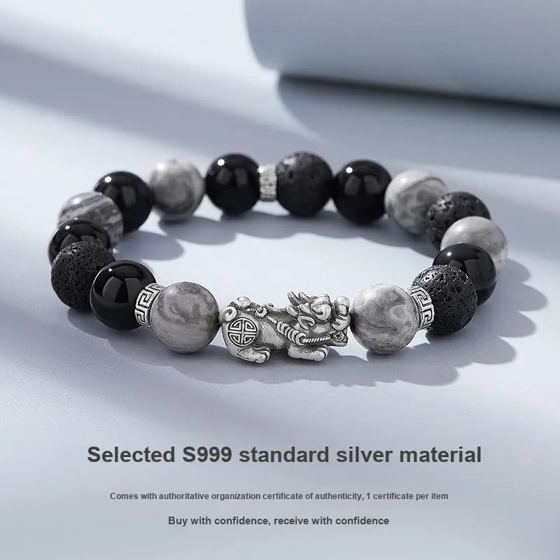 MOLADY Jade Bracelets Men-1