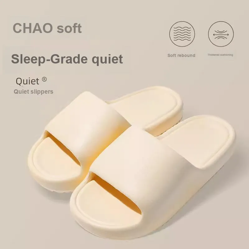 Ke Jiayi Squashy And Bouncy Feeling Platform Slippers Summer Bathroom Eva Home Bathing Plus Size, Slippers-13