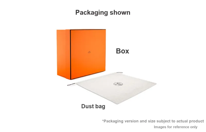 HERMES Neobain Polyamide With Spandex Clutch Small Size Unisex Orange-2