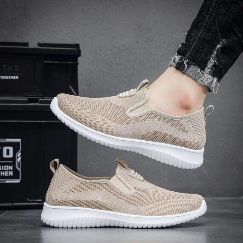 Warrior Warrior Non slip Lightweight Low Top Casual Shoes Men's Khaki-4