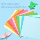 [Free Morning Light Utility Knives 1 Piece]10*10cm Multicolor Paper Folding 100 Pcs